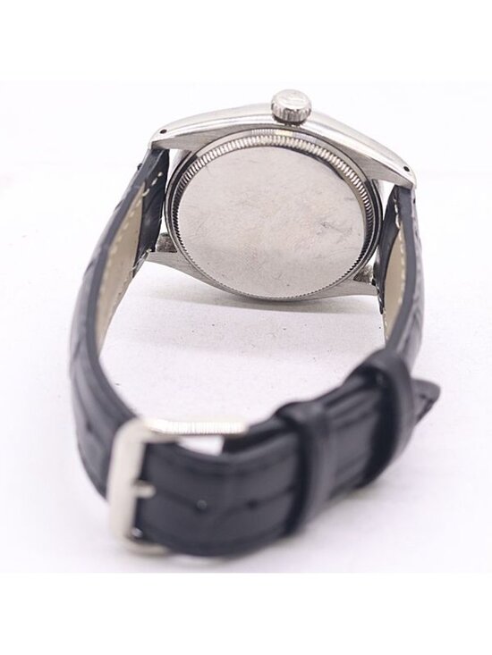 Rolex Oyster Date Hand Wound Silver Dial Watch